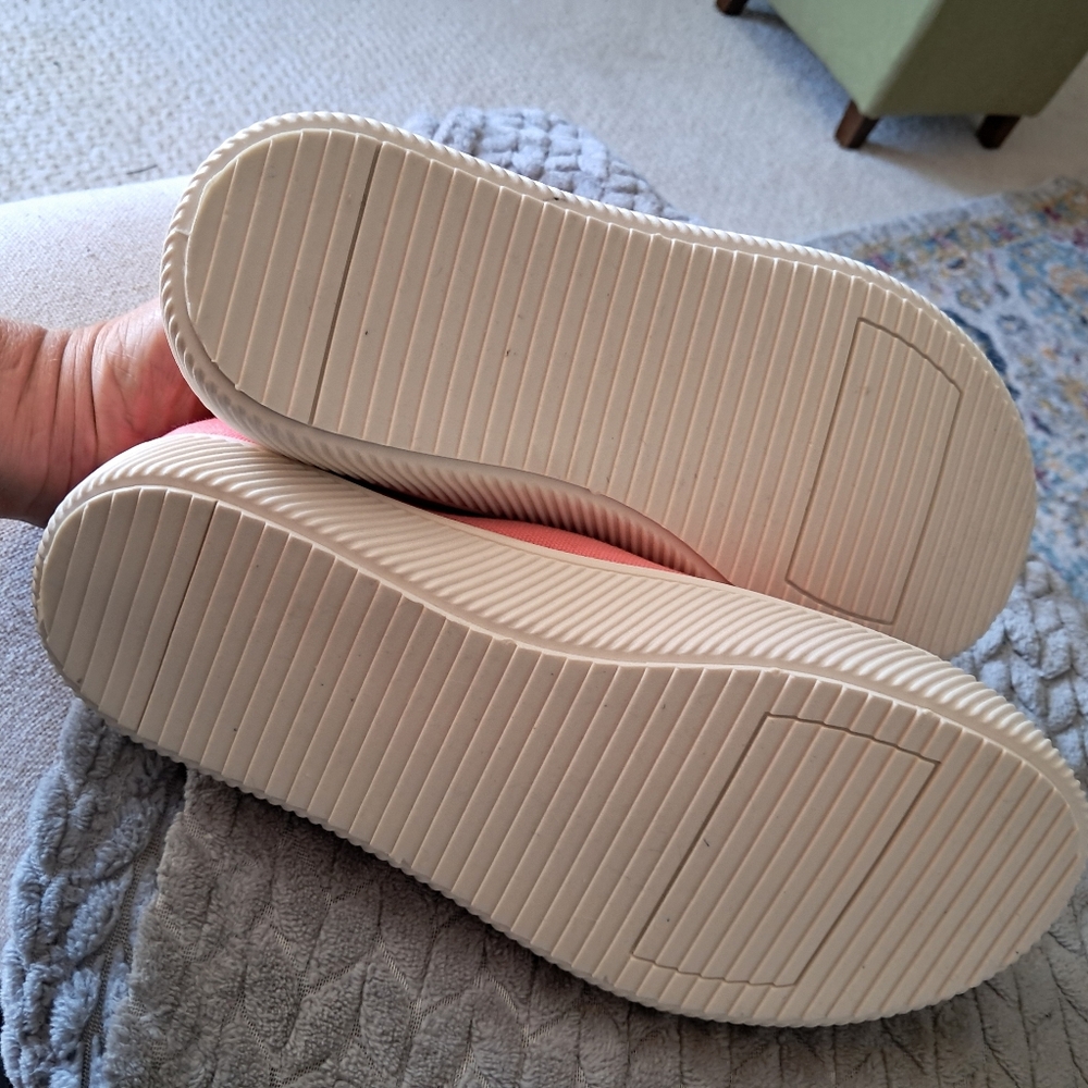 Women's Pink Canvas Sneakers - Picture 5 of 5